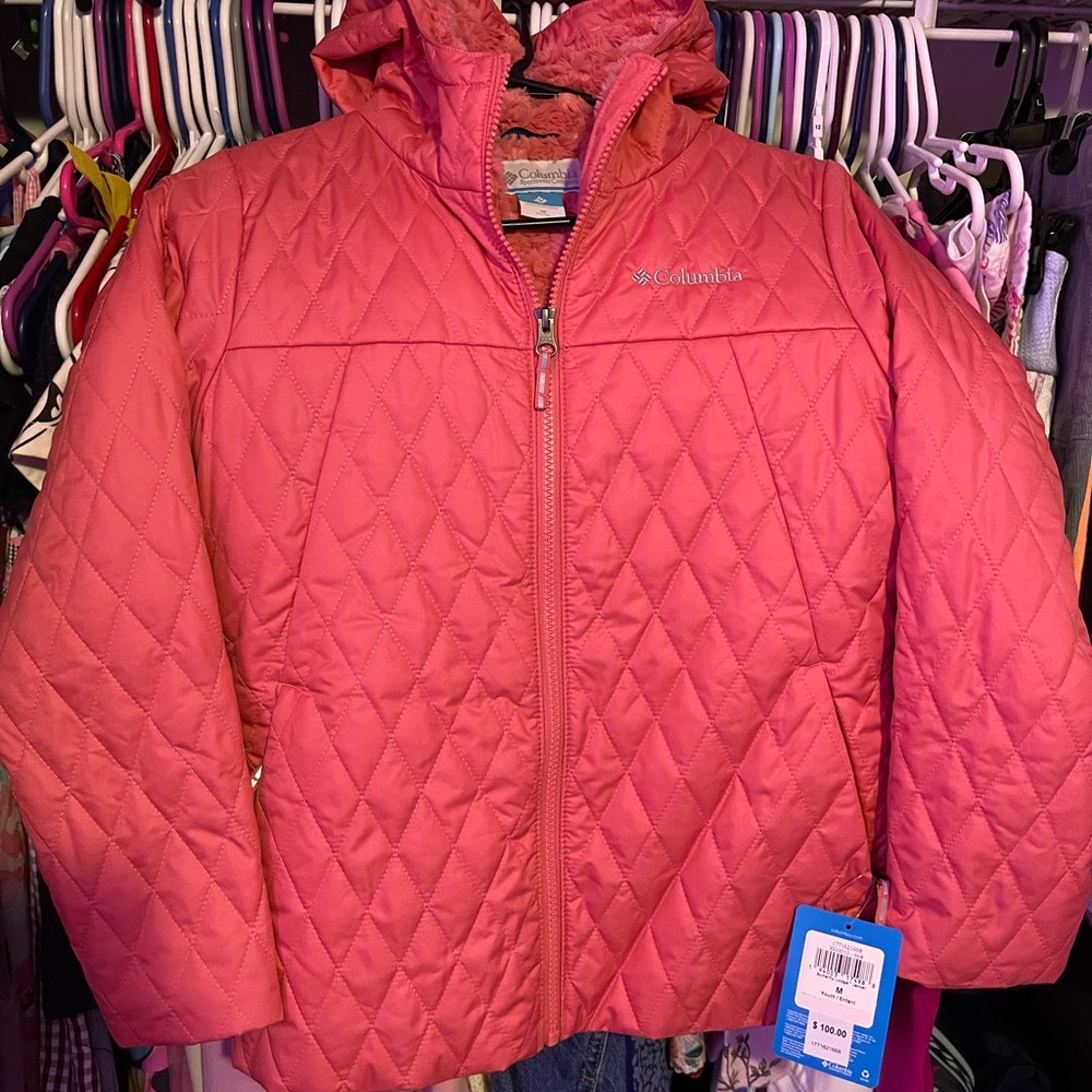 Columbia Kids Puffer Jacket - Coral